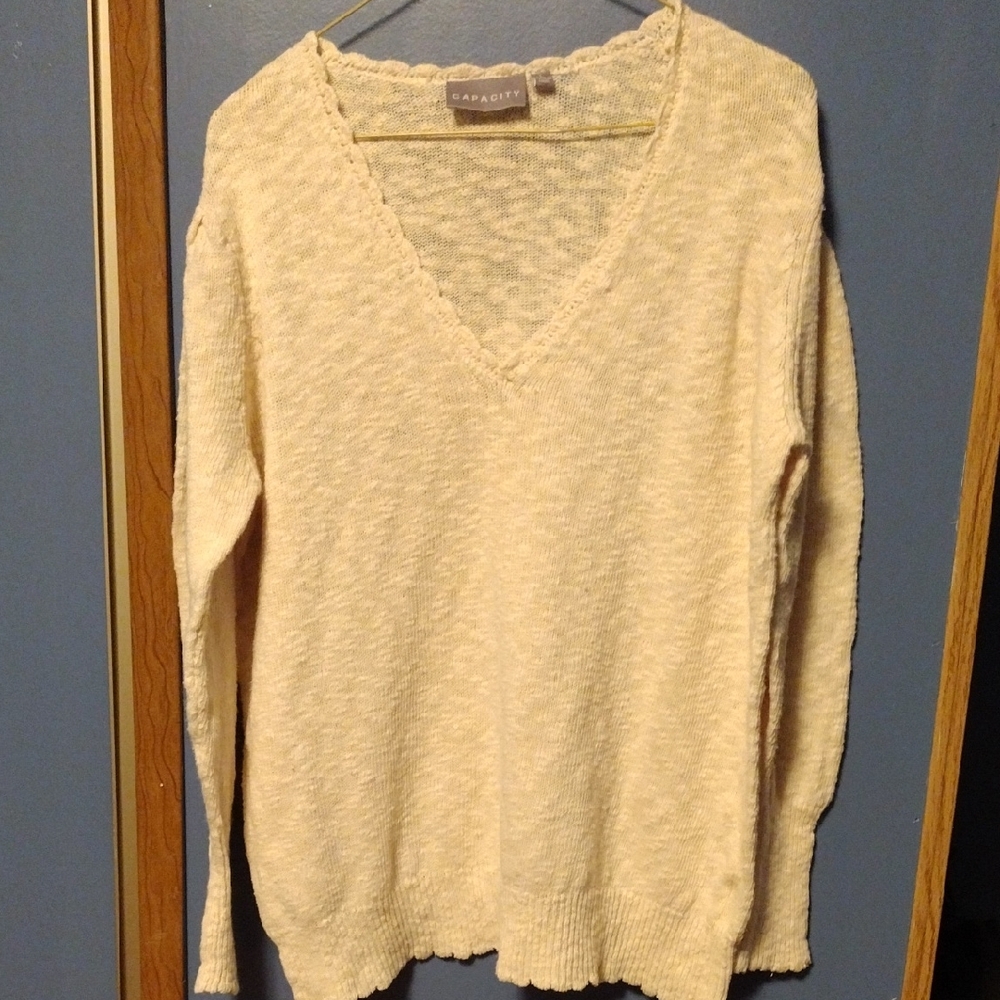 Cream Women's Sweater